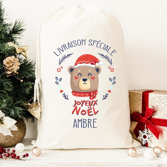 Cadeau Personnalisé Hotte Du Père Noël Personnalisable Pour