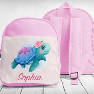cartable, sac à dos, maternelle-sport, à personnaliser, Petite Tortue