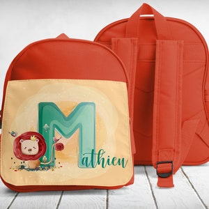 cartable, sac à dos, maternelle-sport, à personnaliser, Lion Alpha