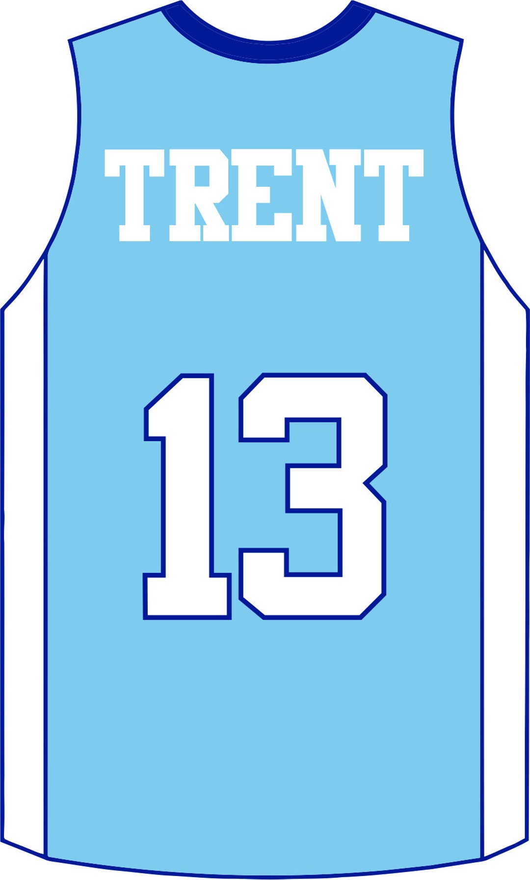 Mini Basketball Jersey Logo for Bar or Bat Mitzvah Etsy