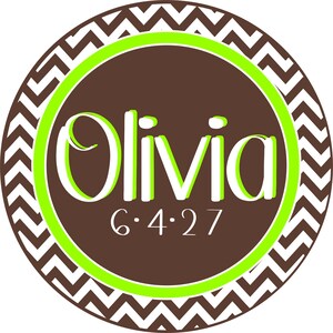 Logo Chevron Zig Zag Bat Mitzvah