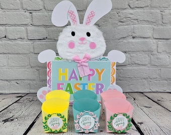 Easter Fry Treat Box, Easter Treat Box,Easter Gift Card Holder, Easter Party Favor, Spring Treat Box, Easter Table Decor.