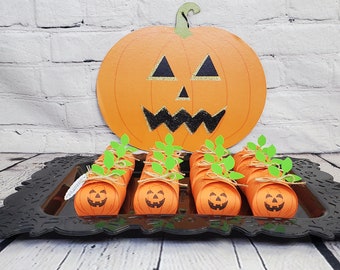 Pumpkin Treat Boxes,Halloween Treat Boxes,Jack-O-Lantern Treat Boxes,TrickOrTreat Gift Boxes,Halloween Party Favors,Thanksgiving/Fall Treats