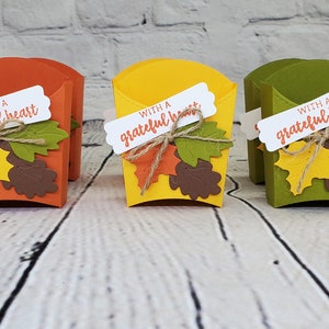 Mini Thanksgiving Fry Treat Boxes, Fall Treat Boxes, Thanksgiving Party Favors, Thanksgiving Table Decor.