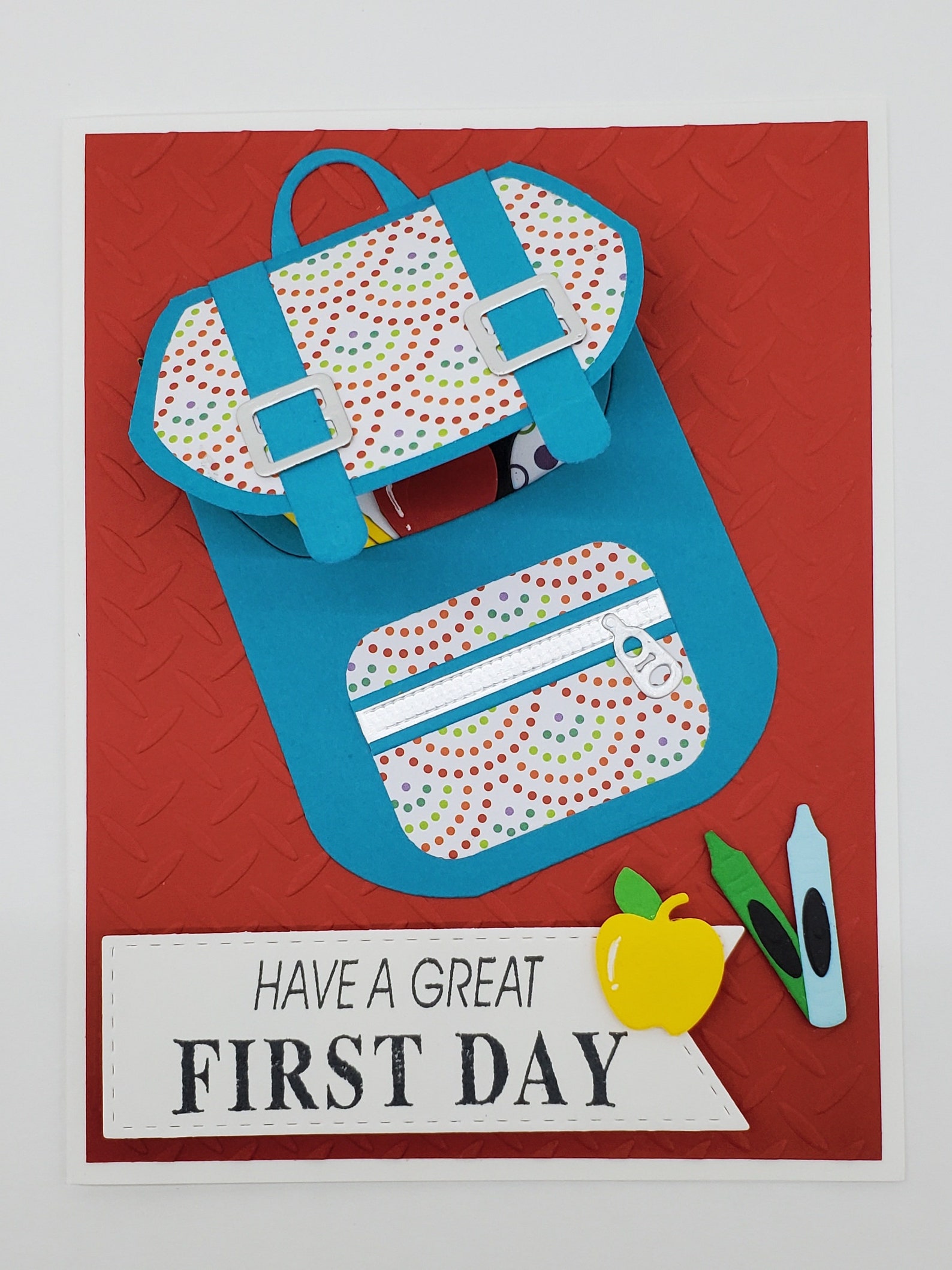 Back to School Backpack Card for Student or Teacher, 1st Day of School ...