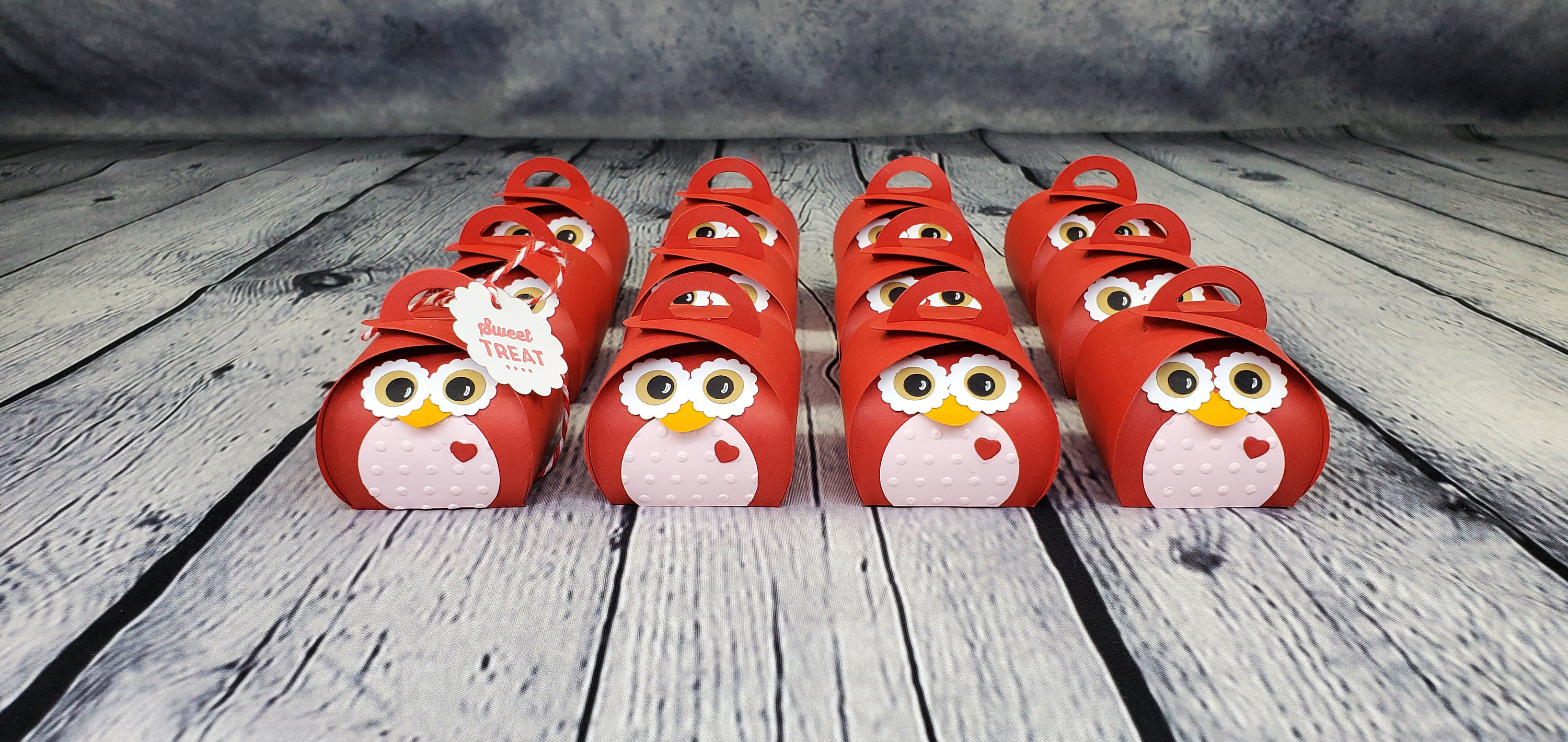 Owl Treat Boxesowl Party Favorskids Valentines Etsy