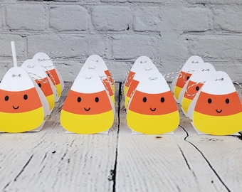 Candy Corn Lollipop Holders, Halloween Lollipop Holders, Halloween Favors, Pumpkin Cake Pop Holders, Halloween Treats for Class.