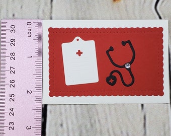 NECEG Nursing Clipboard Foldable-4 Layers Aluminum Folding