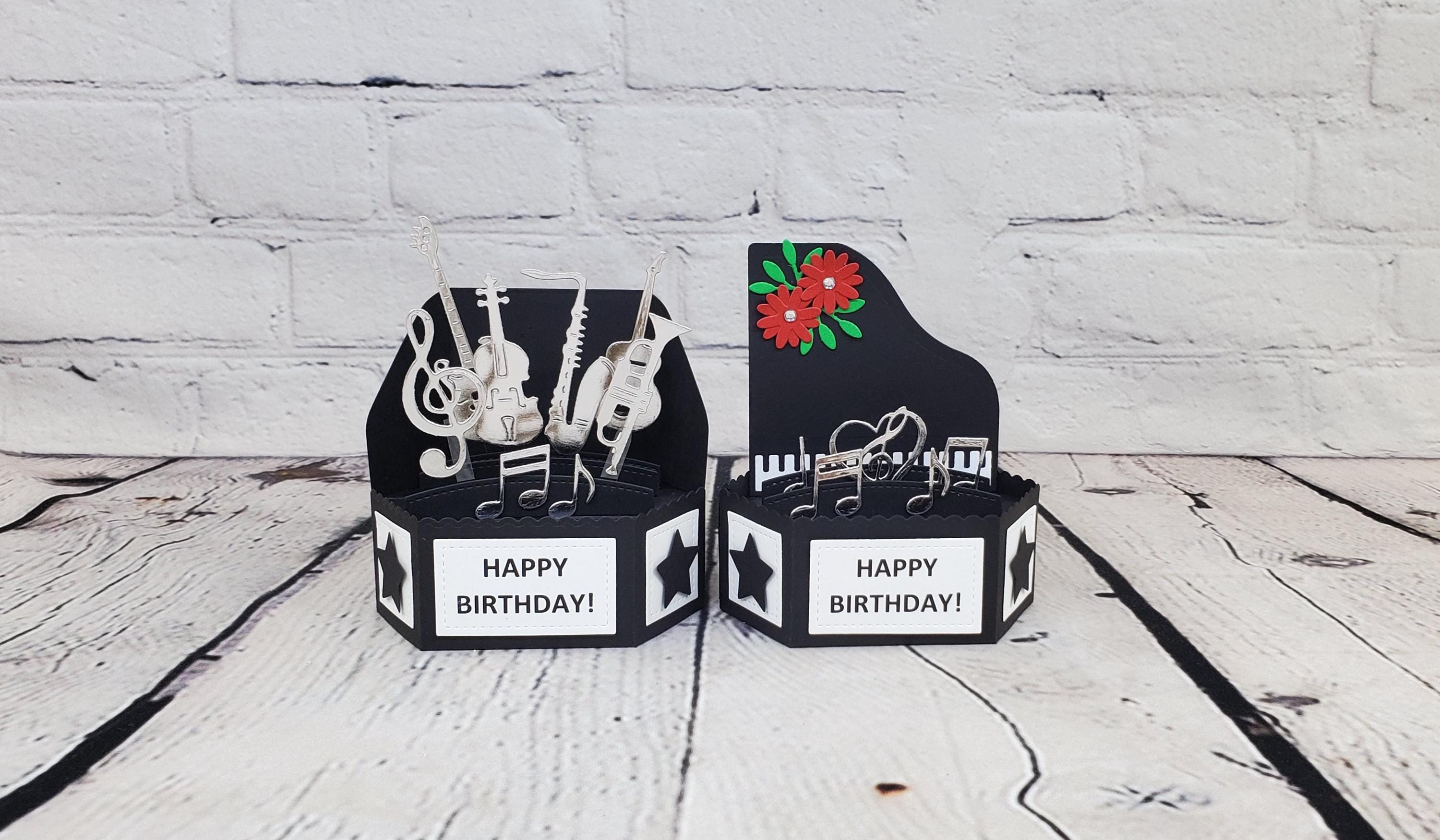 Musical Instruments Pop up Card - Etsy