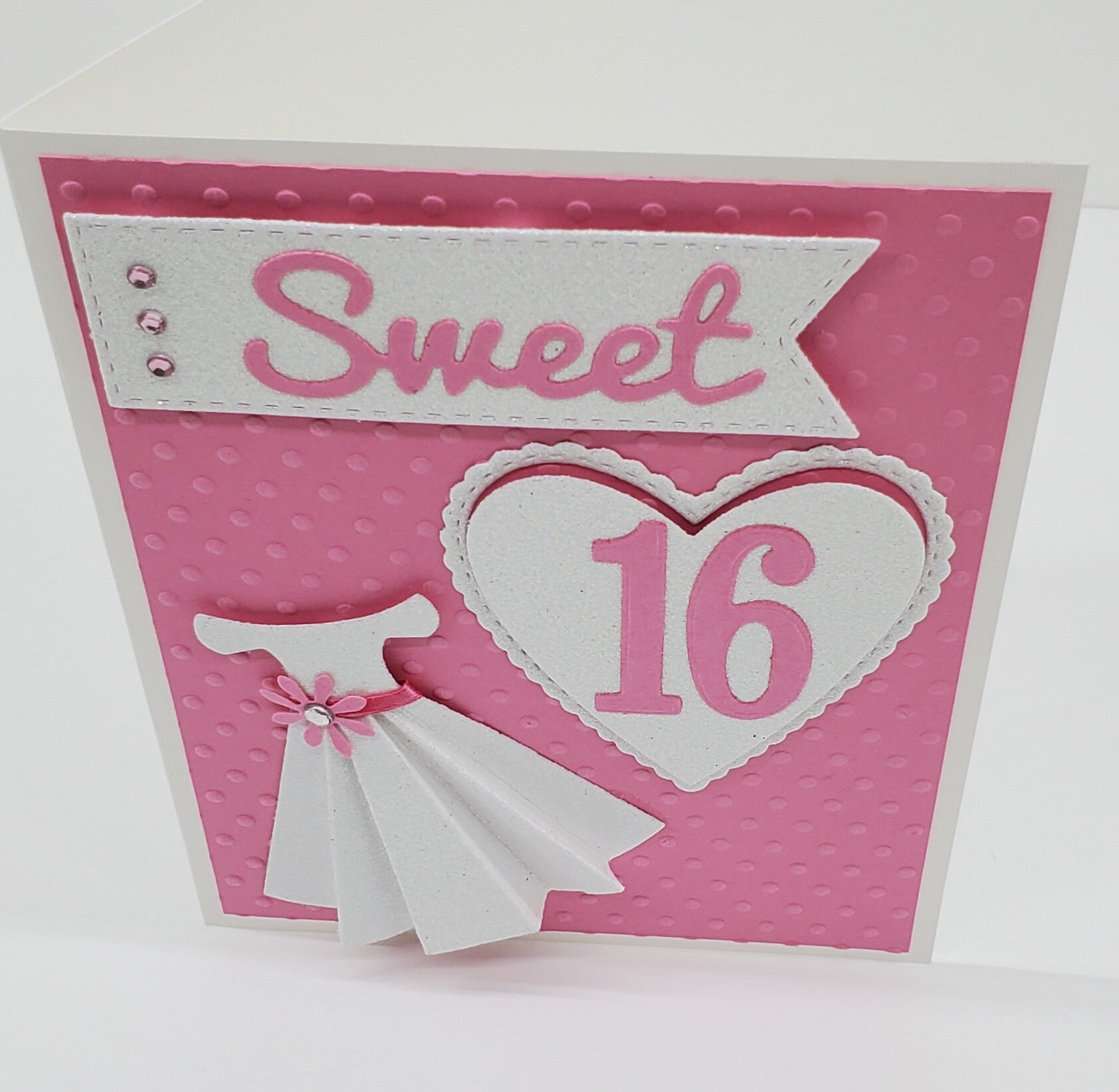 Sweet 16 Cardhappy Birthday Card for Girlshandmade Custom Etsy