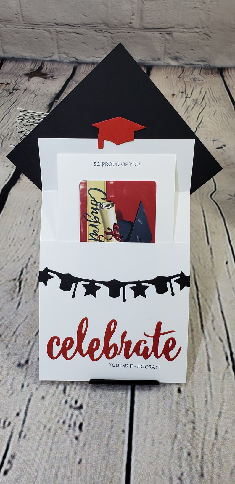 Graduation Cap Gift Card Holder Graduation Money Holder High Etsy