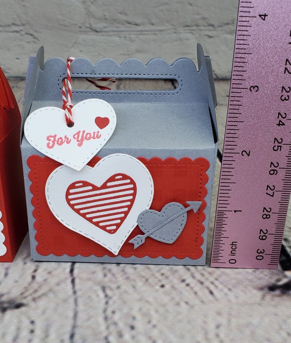 Valentines Treat Boxes Kids Valentines Boxes School Valentines Party Favors  Valentines Gift Boxes Valentines Party Favors 