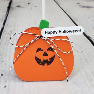 Halloween Pumpkin Lollipop Holders, Jack-o-Lantern Lollipop Holders, Halloween Favors,Pumpkin Cake Pop Holders,Halloween Treats for Class. image 6