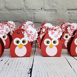 Owl Lollipop Holders, Owl Party Favors, Valentine&#39;s Lollipop Holders, Valentines Party Favors, Classroom Favors, School Valentines