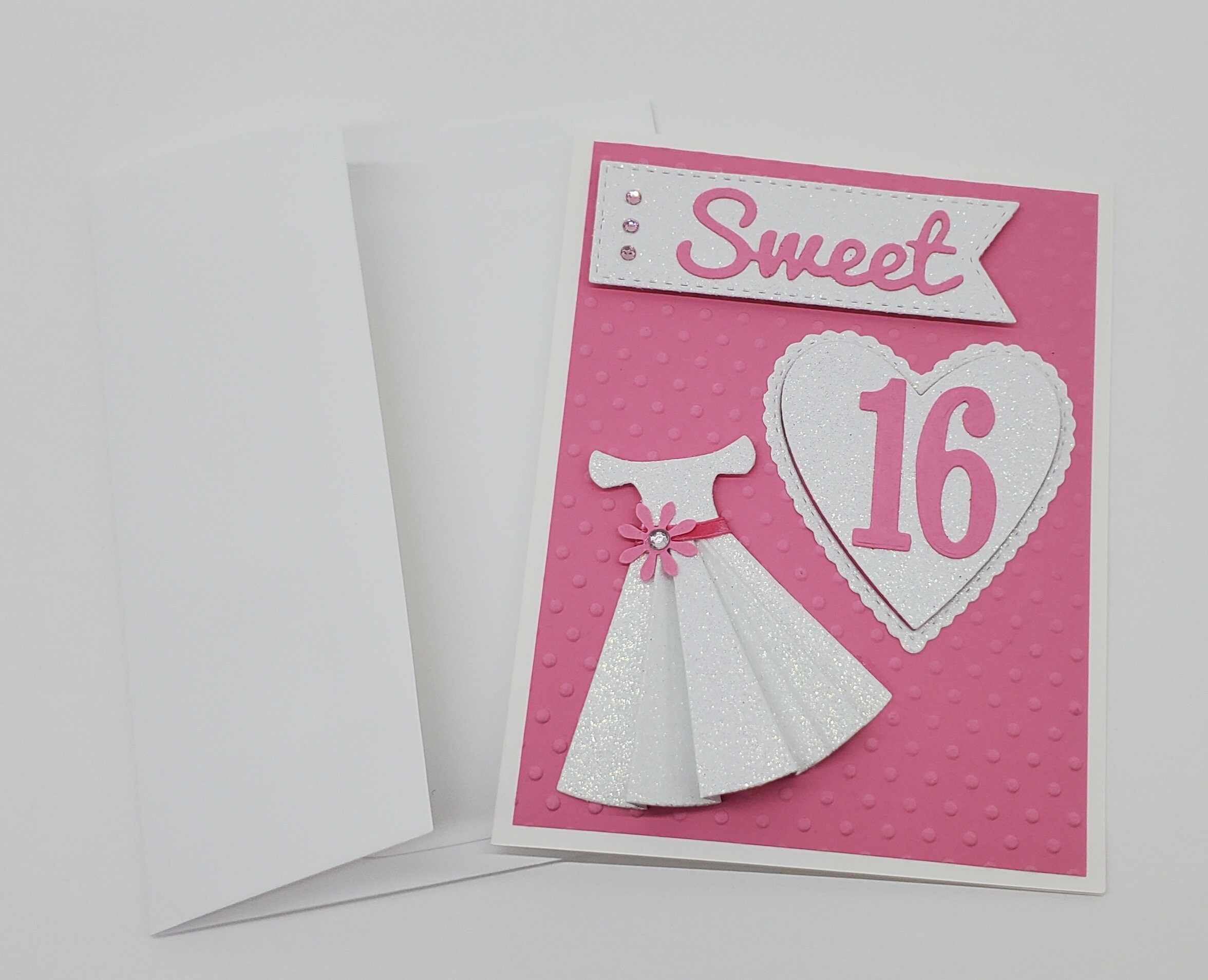 Sweet 16 Cardhappy Birthday Card for Girlshandmade Custom Etsy
