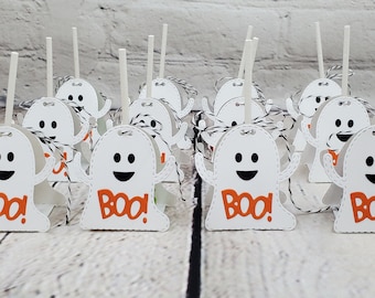 Ghost Lollipop Holders,Halloween Lollipop Holders,Halloween Party Favors,Trick or Treat Party Favors,Classroom Favors
