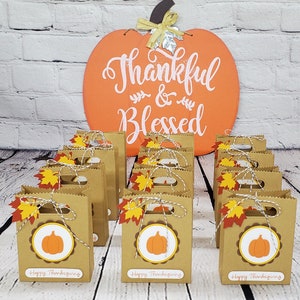 Thanksgiving Goodie Bags,Thanksgiving Favor Bags,Fall  Favors,Thanksgiving Party Favors,Thanksgiving/Fall Treats,Table Decor,Autumn Favor..