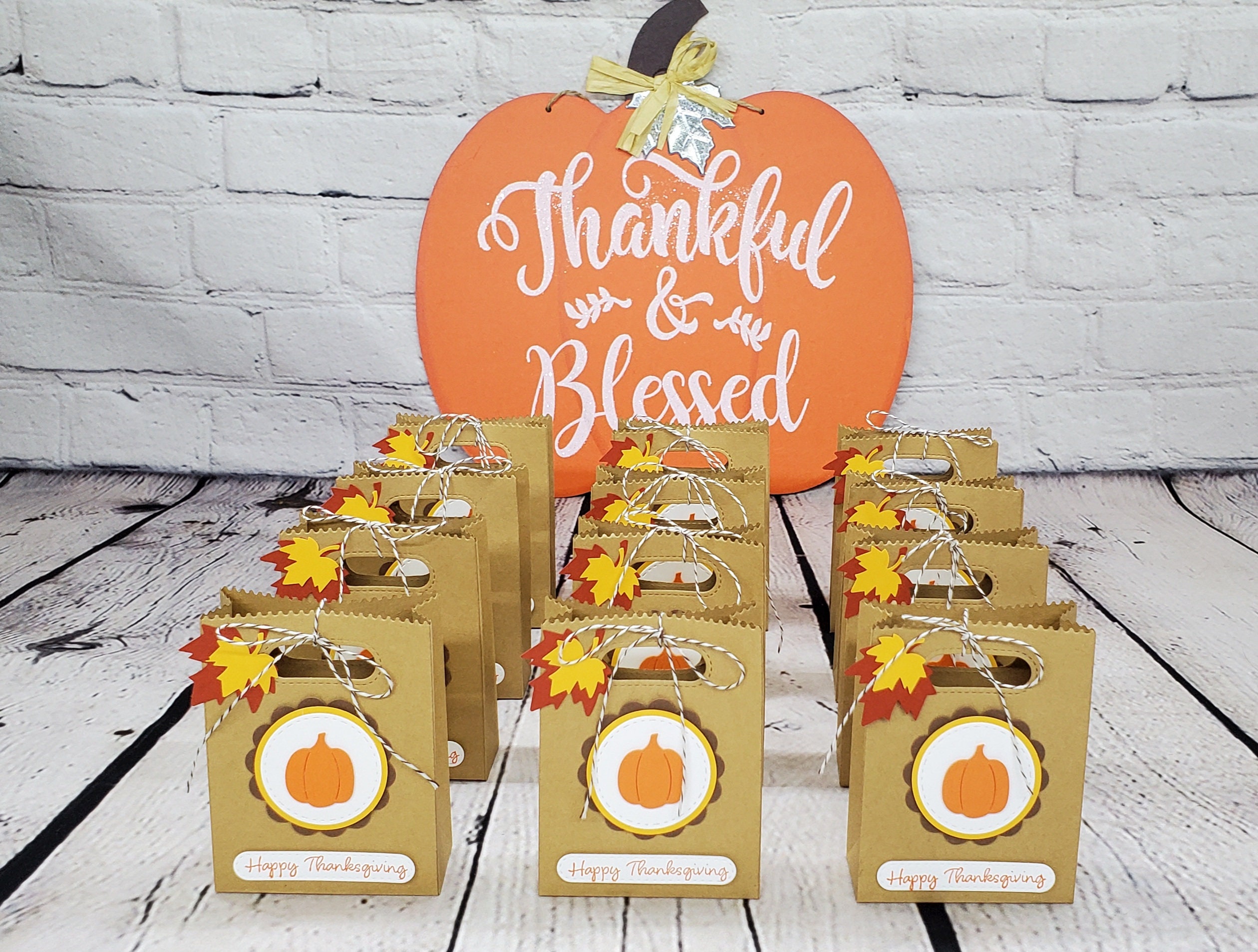 Thanksgiving Goodie Bags thanksgiving Favor Bags fall Favors