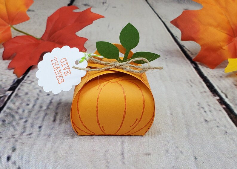 Thanksgiving Pumpkin Treat Boxes,Thanksgiving Party Favors,Thanksgiving/Fall Treats,Thanksgiving Table Decor, Fall Favor, Autumn Favor image 7