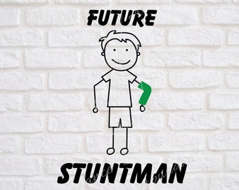 Broken Arm Shirt SVG - Future Stuntman SVG - Broken Arm Boy Svg - Stick Figure Boy Svg - Arm Cast Shirt Svg - Broken Arm Stick Figure Svg