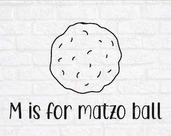 Matzo Ball SVG - Jewish Baby Svg - Pascua Bebé Svg - Baby Shower Judío - Jewish Infant Svg - Infante Svg- Jewish Matzo Ball Svg