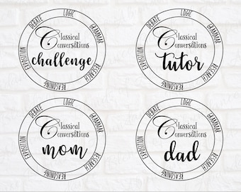 Classical Conversations Challenge Svg - Home School Svg - CC SVG - CC Challenge - C.C. Mom - C.C. Tutor - C.C. Dad Svg - Svg Cricut File