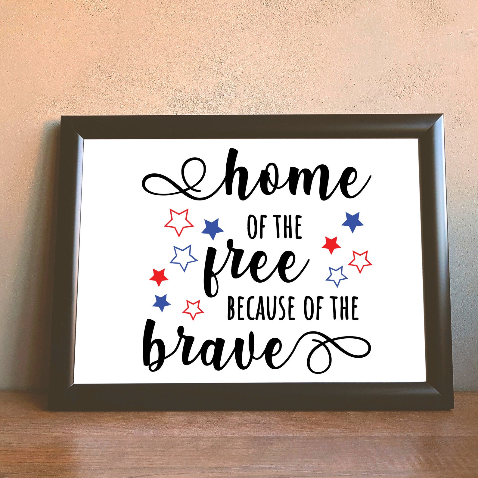 Download Home of the Free Because of the Brave SVG Patriotic SVG | Etsy