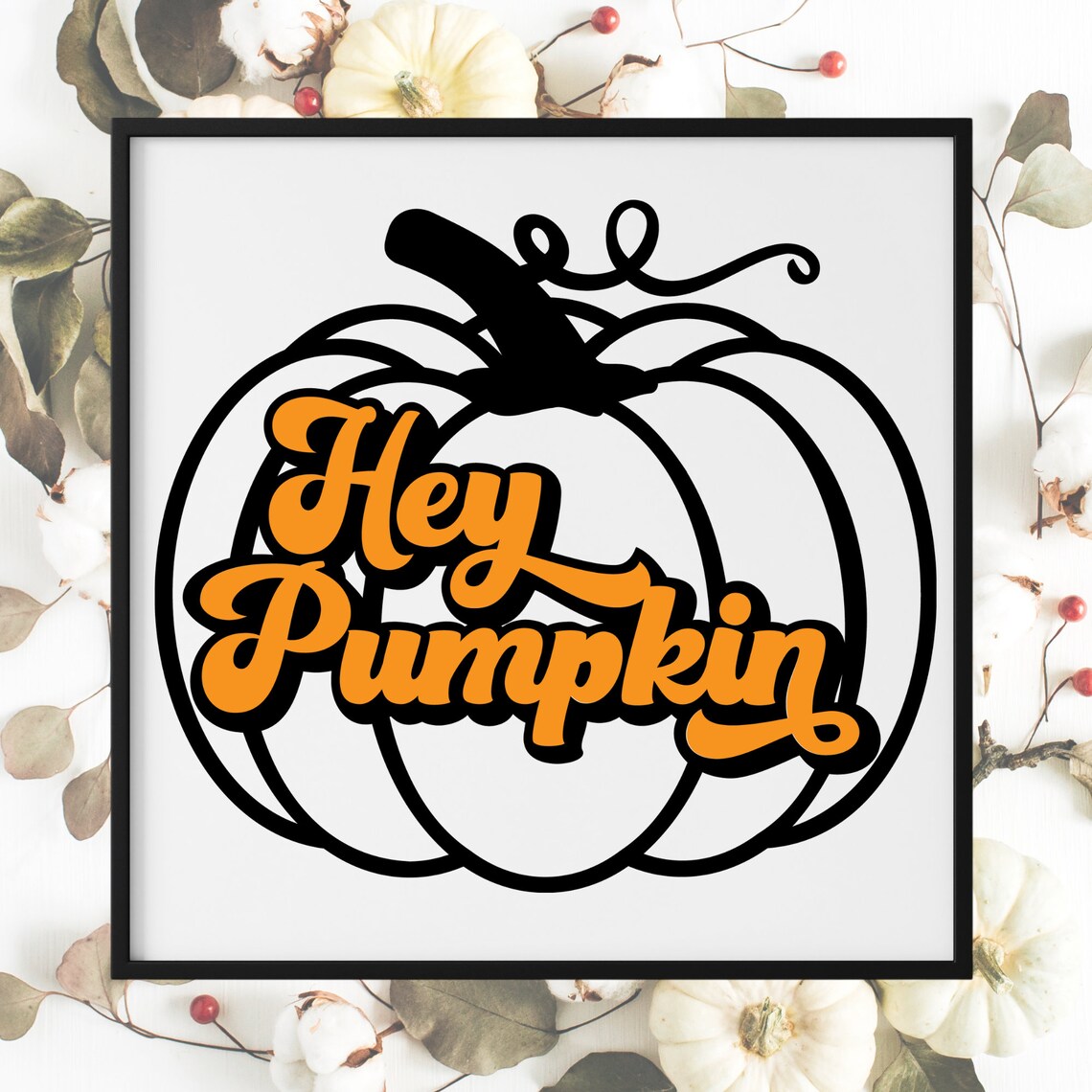 Hey Pumpkin SVG Pumpkin Svg Retro Hey Pumpkin Svg Fall - Etsy