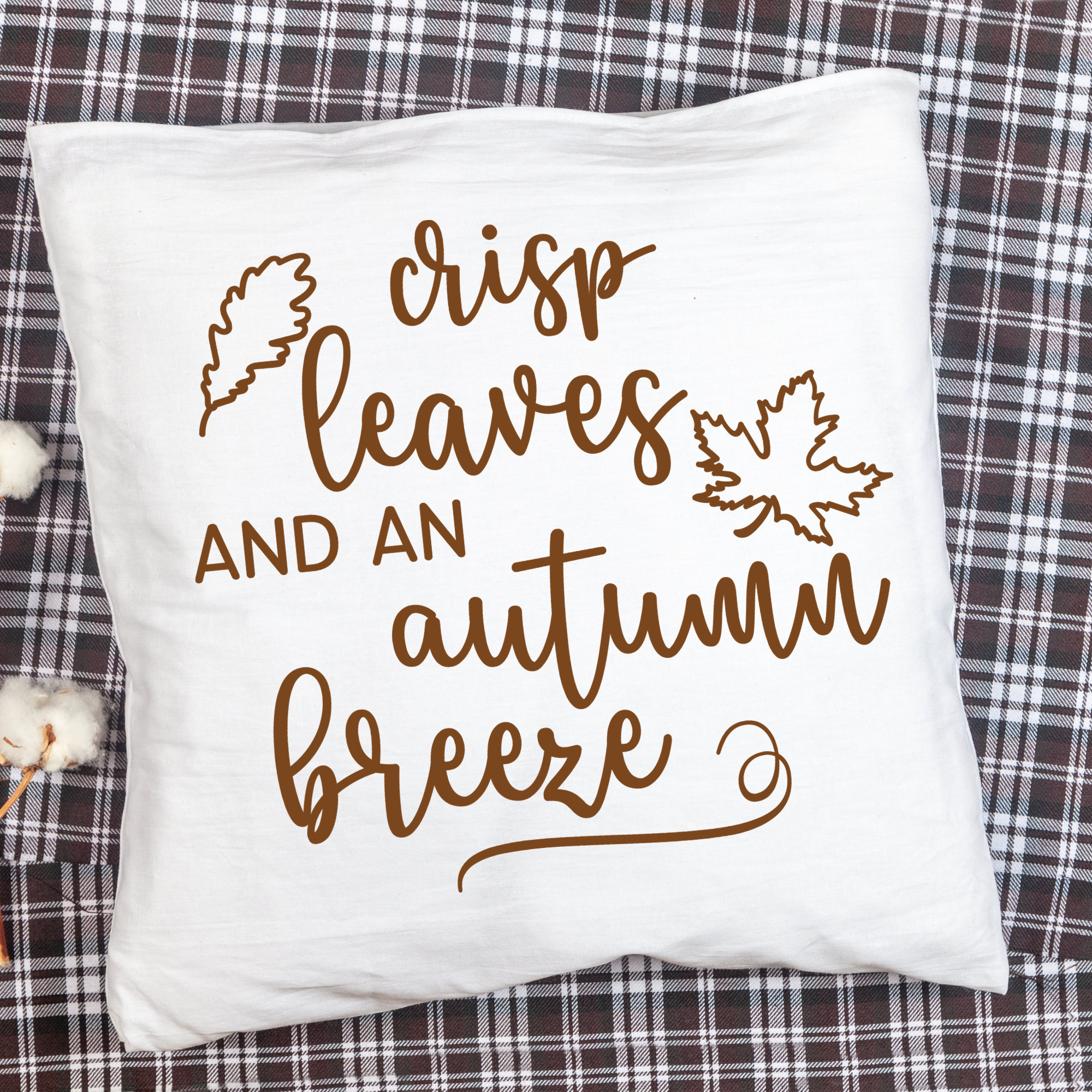 Fall Pillow SVG Autumn Sign SVG Autumn Harvest Decor SVG Etsy