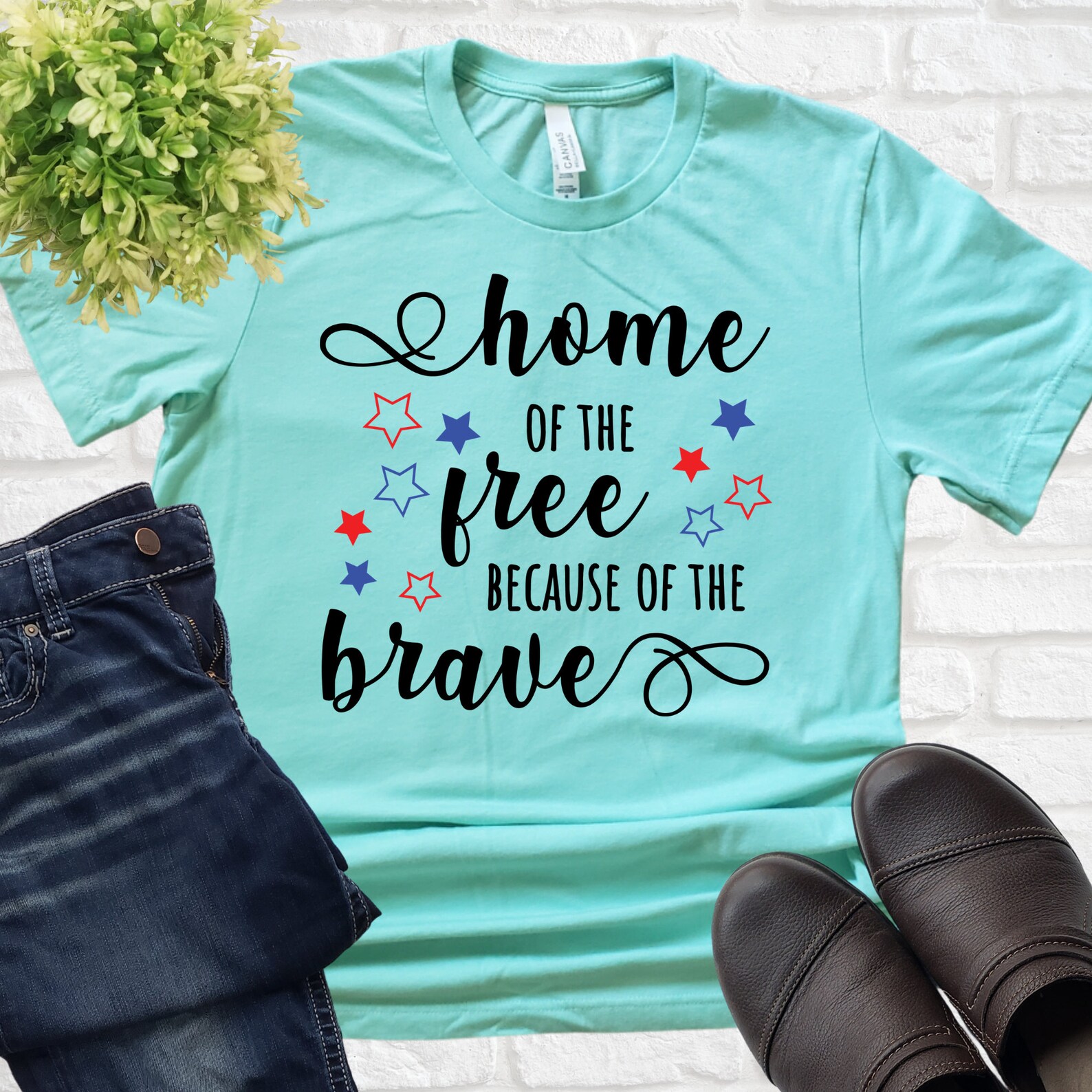 Free Free 218 Patriotic Home Of The Free Because Of The Brave Svg SVG PNG EPS DXF File