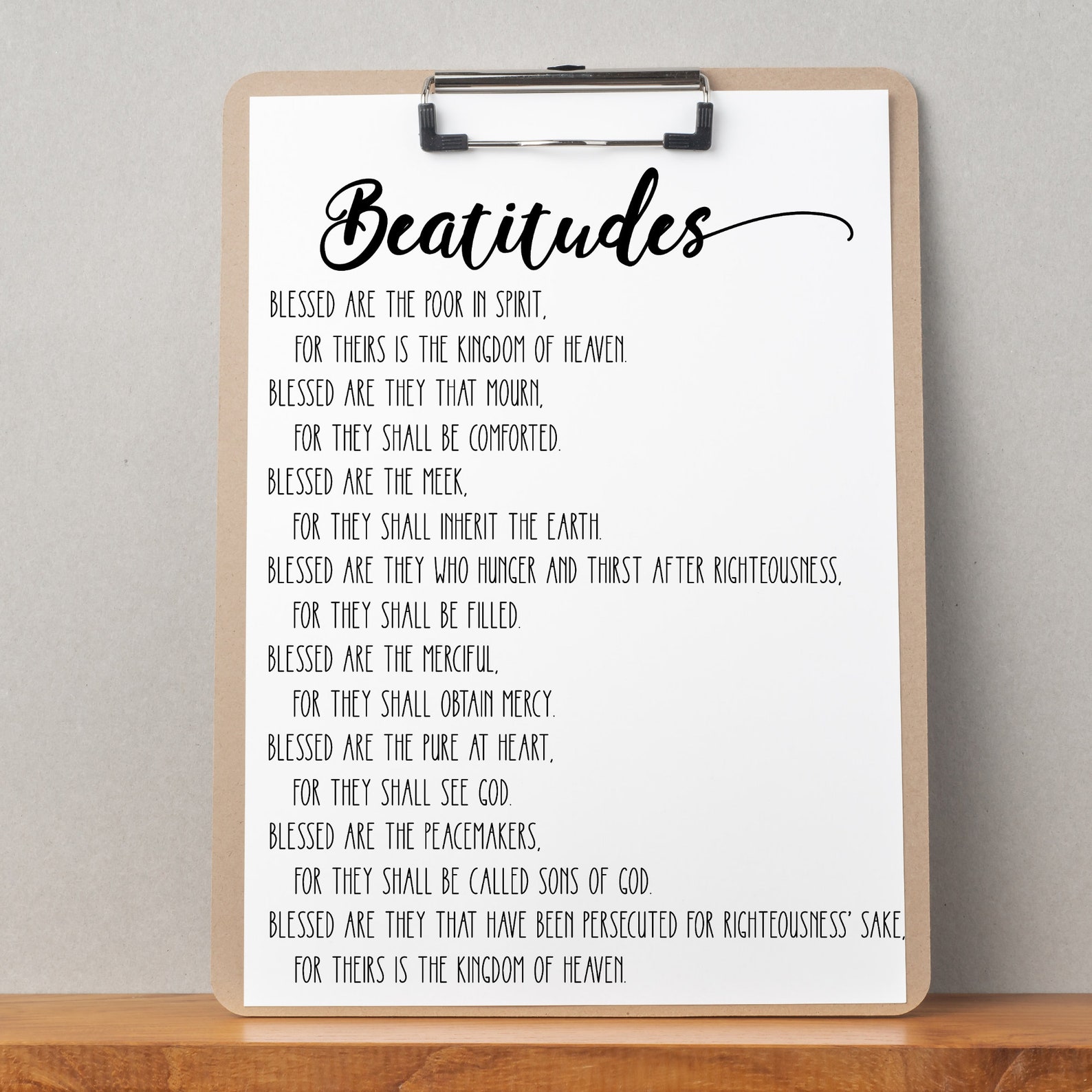 Beatitudes SVG - Beatitudes Wall Art SVG - Beatitudes Gift SVG ...