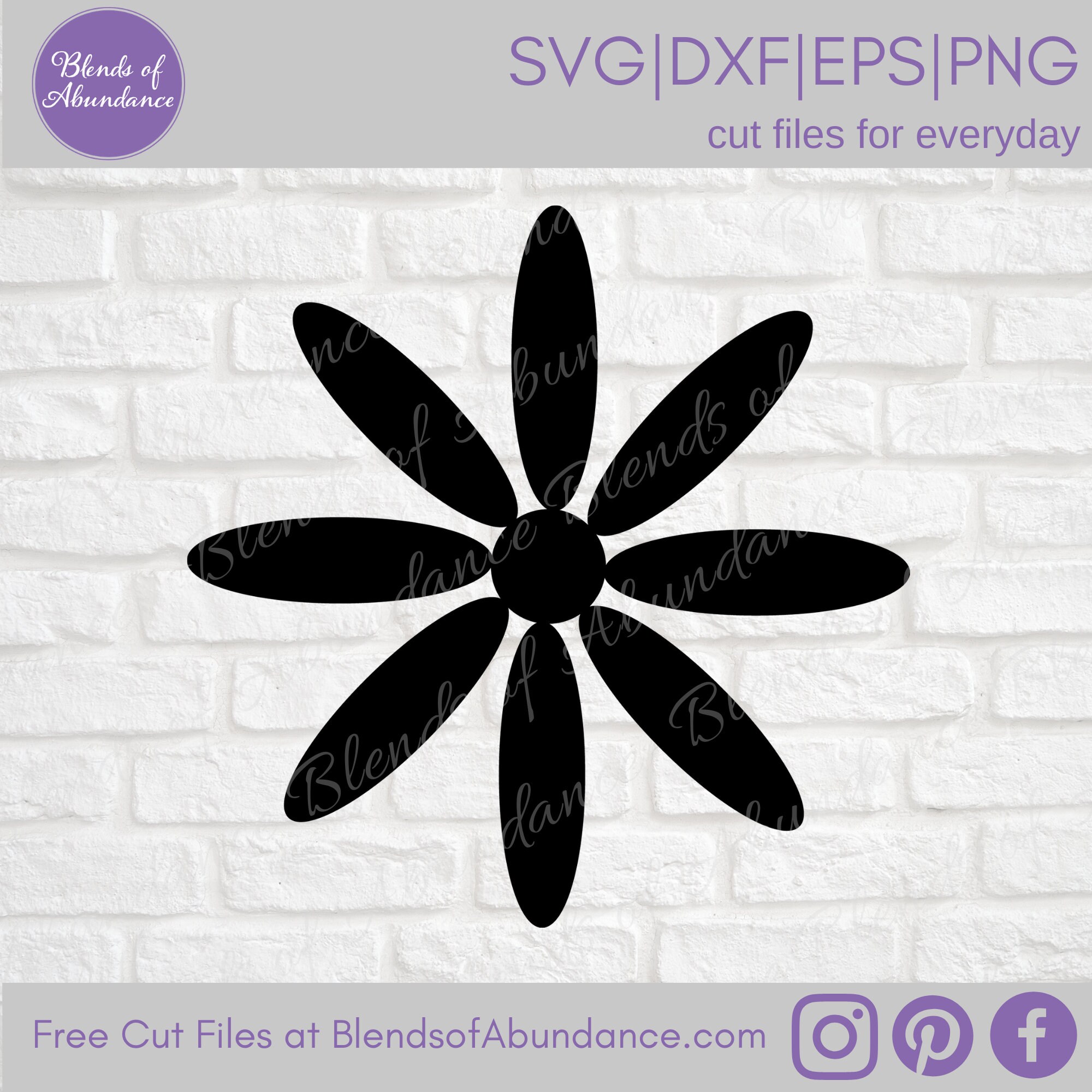 Free Free 345 8 Petal Flower Svg SVG PNG EPS DXF File