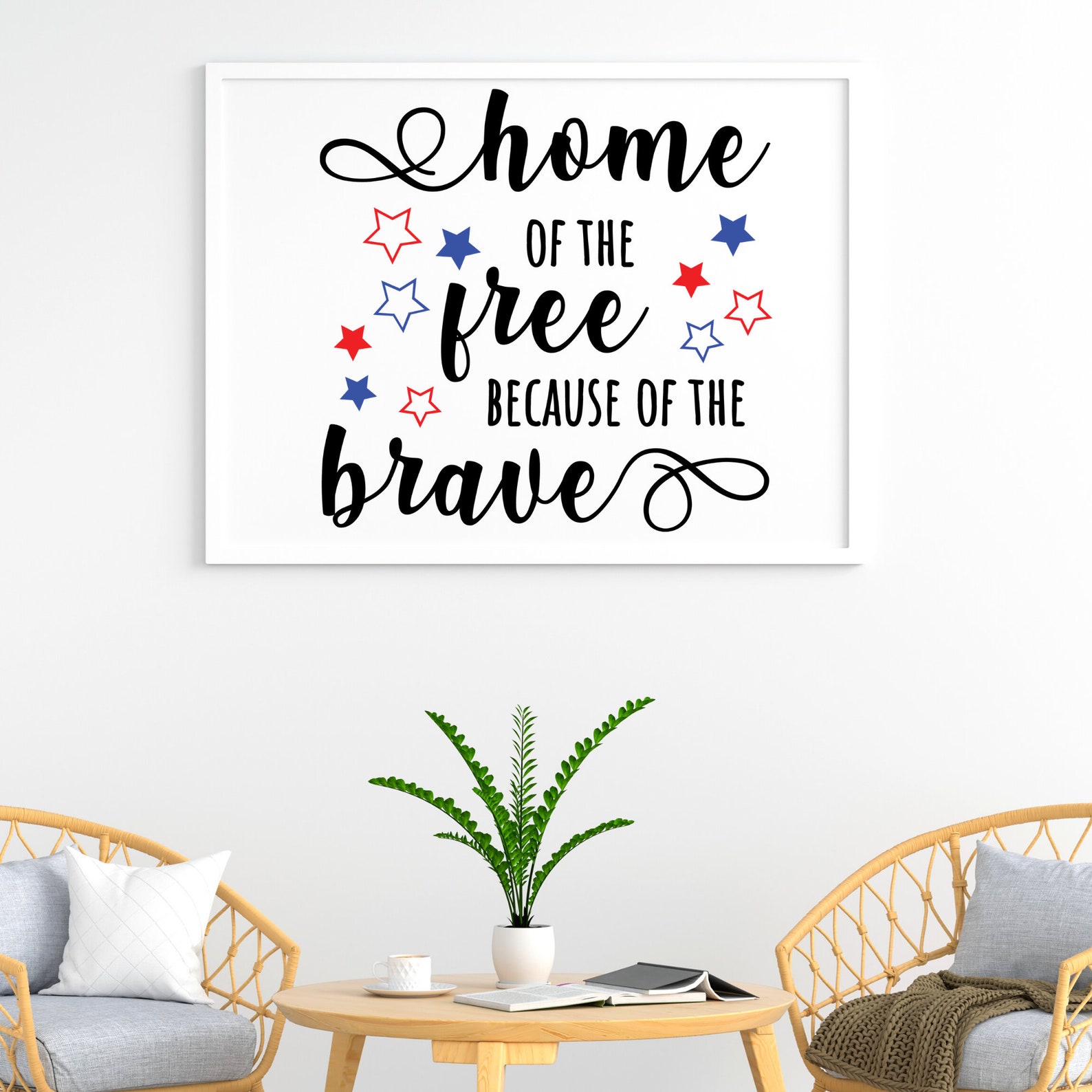 Download Home of the Free Because of the Brave SVG Patriotic SVG | Etsy