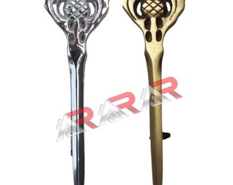 AAR Celtic Kilt Pin Scottish Thistle Crest Hilt Pins 4 Kilt Accessory