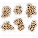 Distressed Leopard Print Sublimation Patches PNG | Instant Download