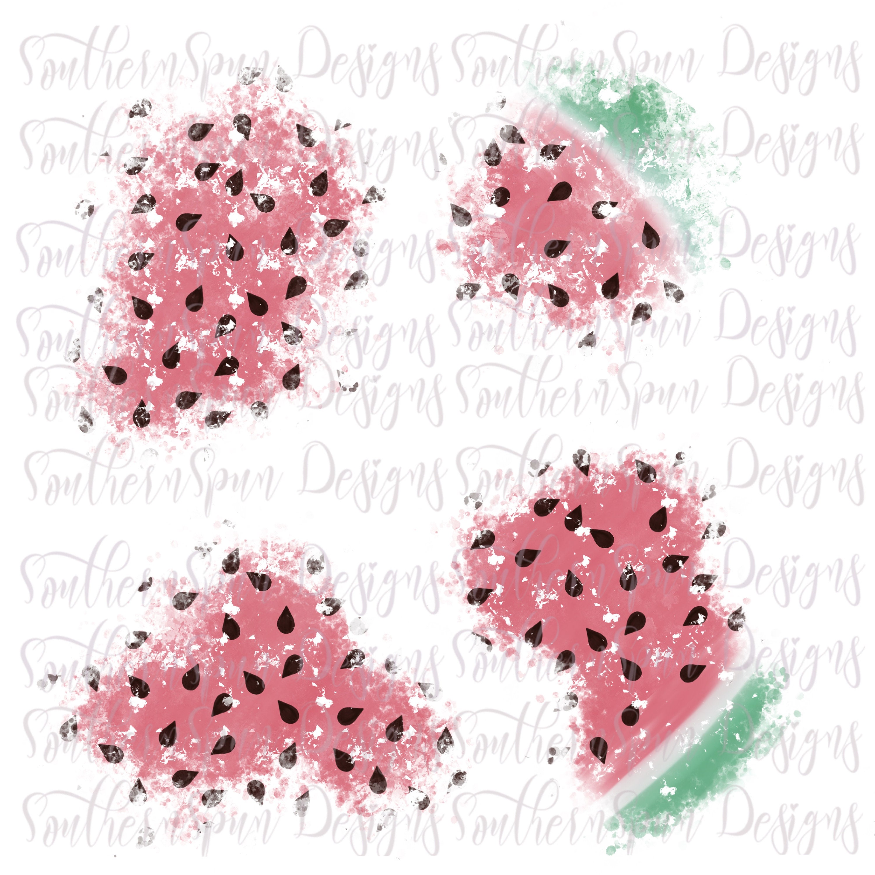 Watermelon Sublimation Patches PNG | Instant Download | Digital Desig…