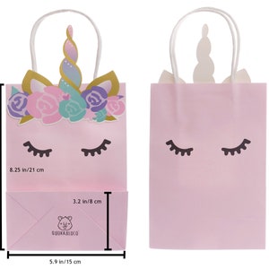 Unicorn Party Bags for Favors Gifts and Goodies set of 10 - Etsy