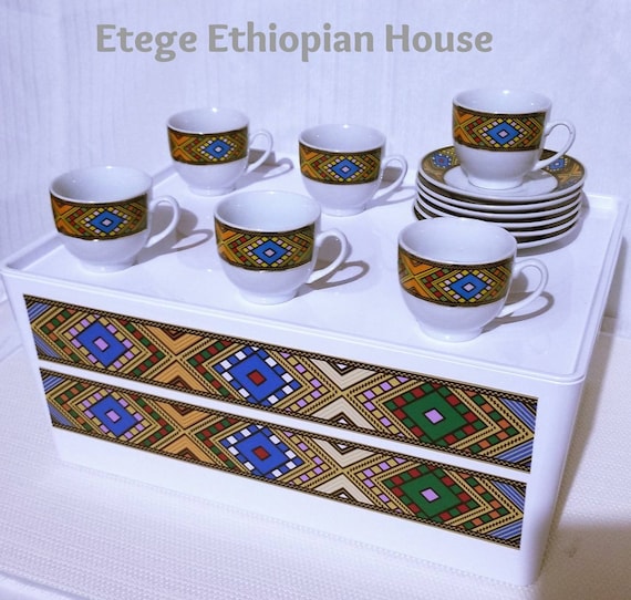 Traditional Art Ethiopian Coffee Set sheba coffee cups set 15 Traditional Art Ethiopian Coffee Set sheba coffee cups set 15