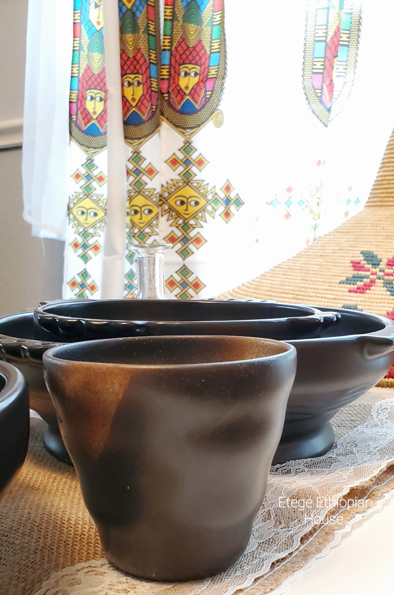 Etege Ethiopia Choice Collection Cultural Serving Bowl Taba Etsy