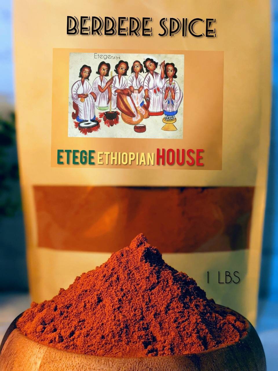 1lb Authentic Ethiopian Berbere Spice / Ethiopian food / Eritrean food