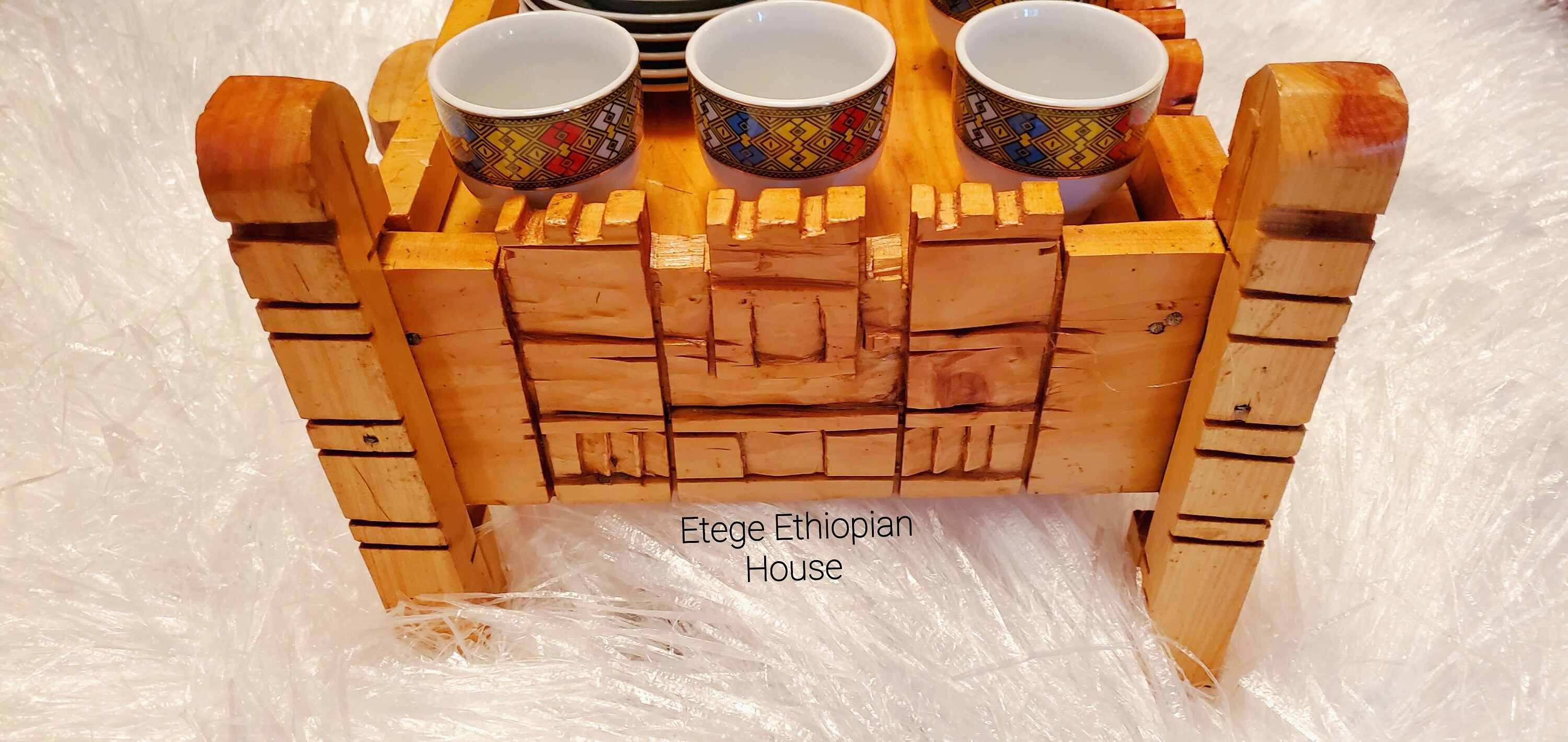 13 Pcs Hand Carved Ethiopian/Eritrean Cultural Coffee Table Etsy