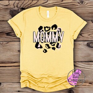 Mommy leopard Tee 05-03