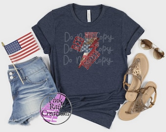 Red White Boozed 4th of July Independence Day Summer DTF Transfer ONLY 07-07