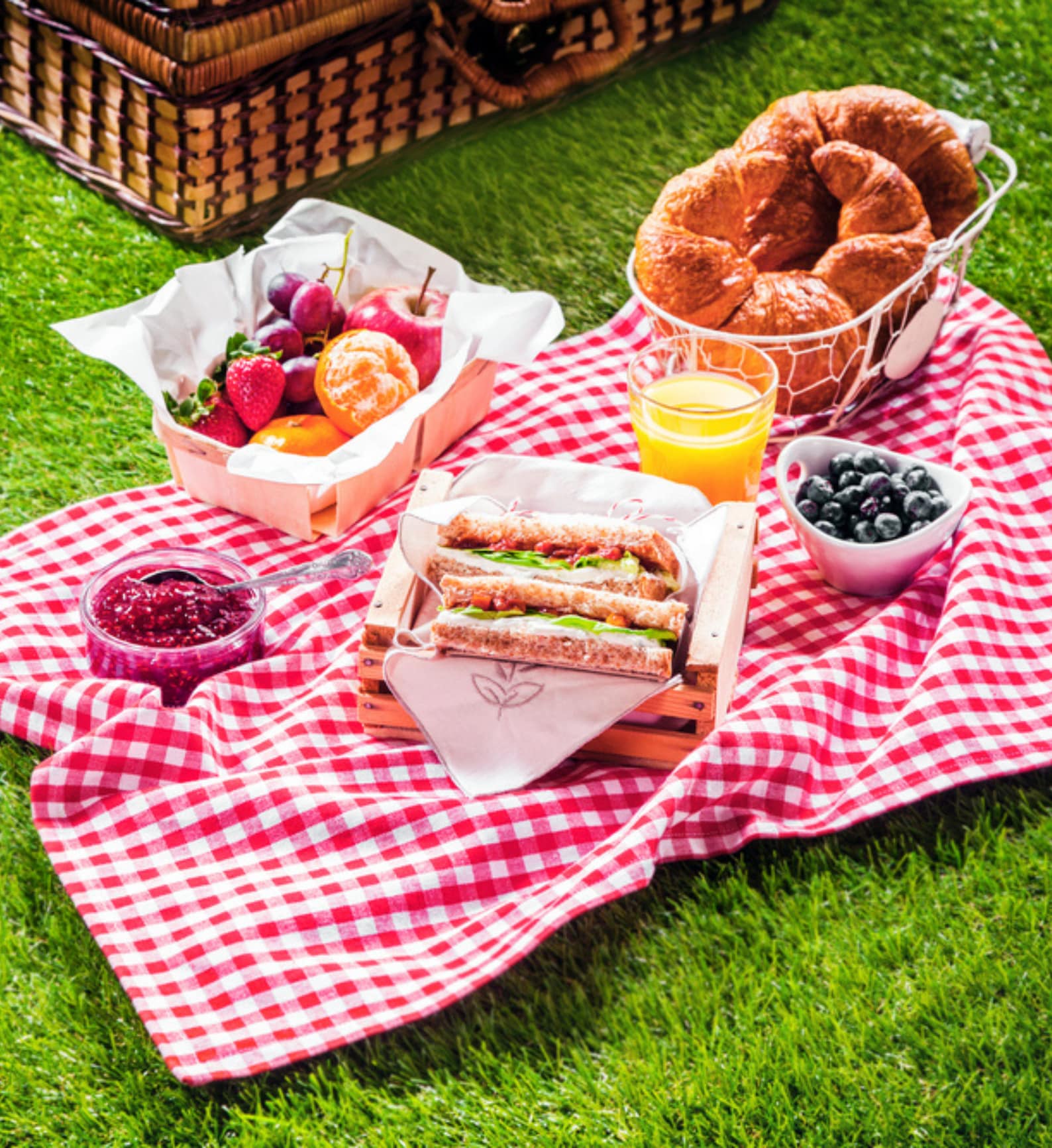 Picnic Blanket Different Sizes 100 Cotton Traditional Etsy