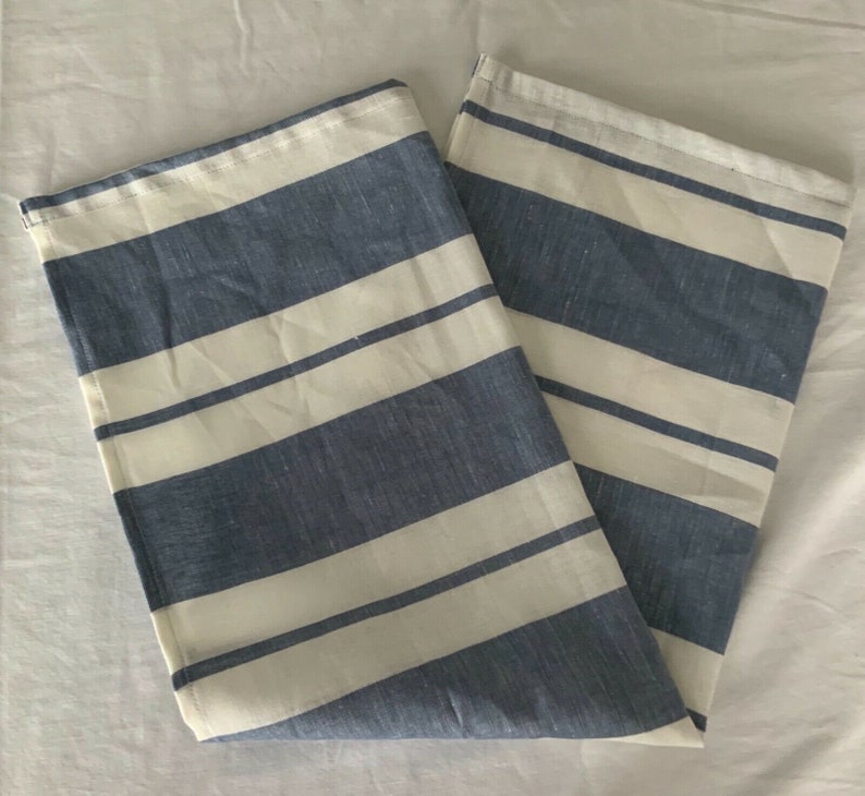 NEW Cotton & Linen Blend HANDMADE Bath Towels SET of 6 Cottage Etsy