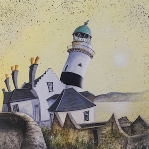 Mini print - ‘Cloch Lighthouse.