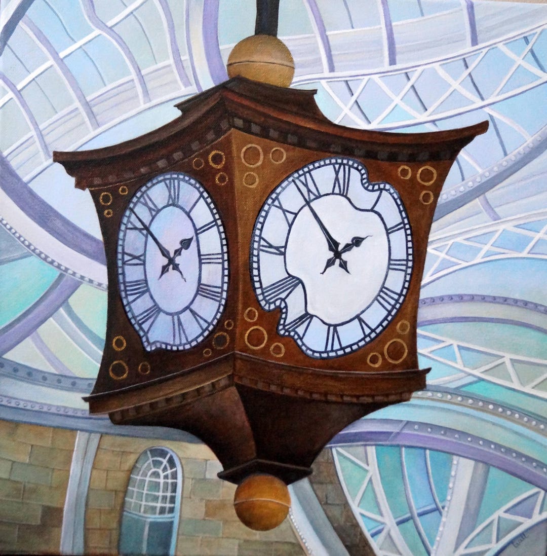 Central Station Clock - Etsy