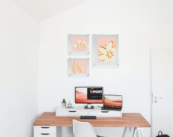 Floating Acrylic Frames to Enhance Your Wall Decor - Show Your Unique Style