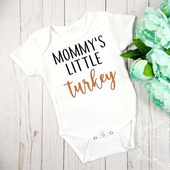 mommy's little turkey onesie