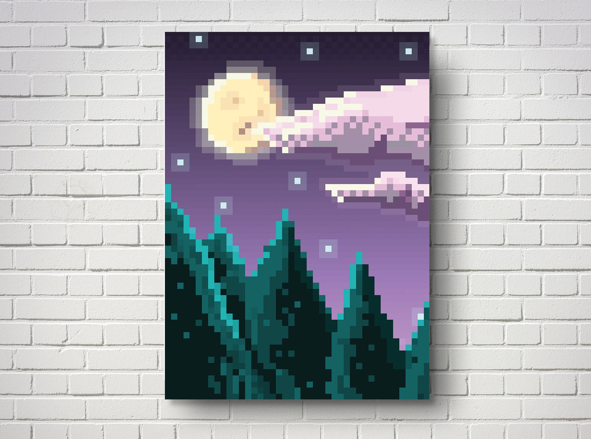 Pixel Art Printable Pixel Wall Art Printable Wall Art - Etsy